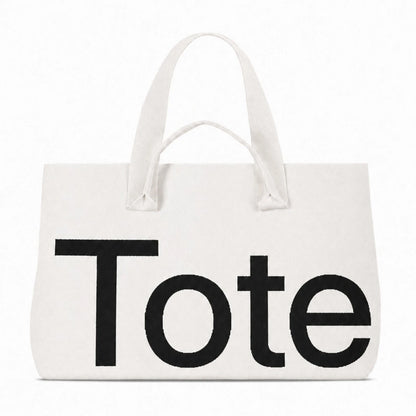Women Letter Print Hobo Bag Large Capacity Shoulder Bag Underarm Bags for Daily Office Work Outing Social Occasions