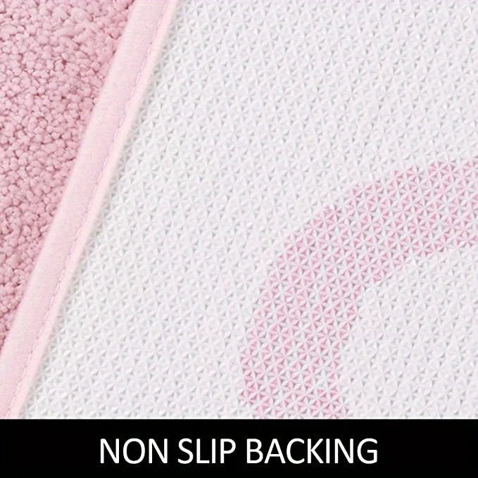 Get Naked Bath Mat Cute Bathroom Rugs Non Slip Microfiber Bath Rugs Funny Bathroom Decor for Apartment Pink Bath Mat for Bathtub