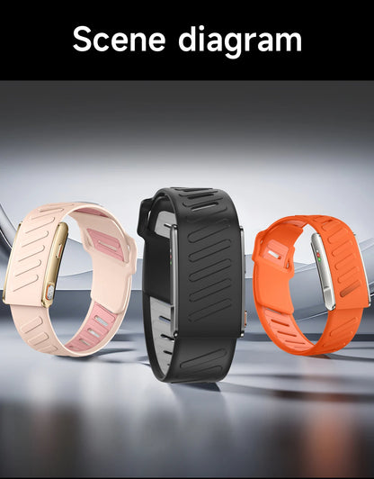 Screenless Smart Bracelet IP68 Waterproof Fitness Tracker Call Reminder 120+ Sport Modes Heart rate Wristband For Men Women