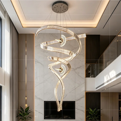 Nordic Home Decoration Stair Chandelier LED Pendant Lights Modern Ceiling Light Indoor Lighting Fixtures For Living Room Bedroom
