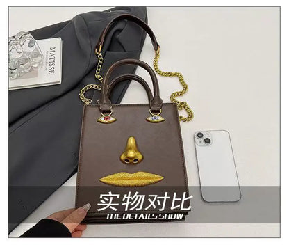 Luxury Brand Classic Women's Handbag In Elegant Leather - Fashionable Shoulder Crossbody Bag For Ladies Designer