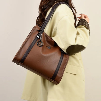 Soft Leather Luxury Handbags Women Bags Designer Shoulder Sac Ladies Large Capacity Top-Handle Bags Shopping Tote Bag Sac A Main