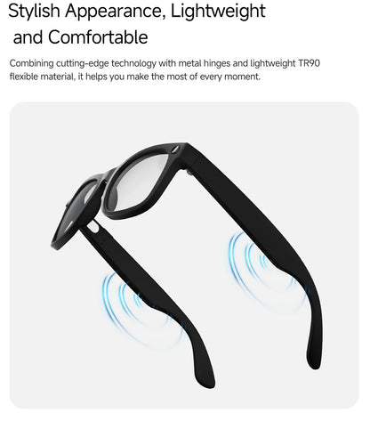 2026 New Smart Glasses 800W Take Pictures Record Al Translation WIFI Transmission AI Recognition GPT 2000MAH Music Smart Glasses