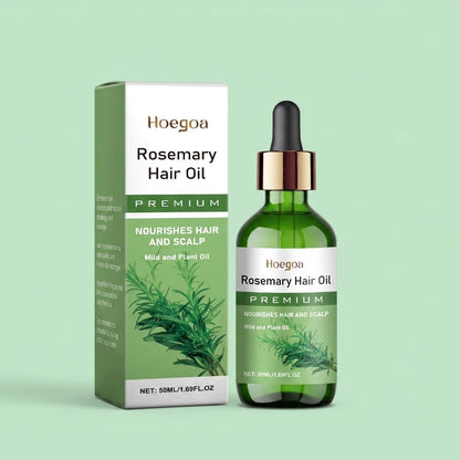 Rosemary Plant Hair Oil Nourish Scalp Dry Damaged Hair Smooth Frizzy Texture Improve Brittle Hair Gentle Daily Scalp Care