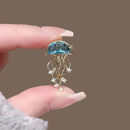 Exquisite Shiny Rhinestone Hummingbird Brooches For Women Clothing Coat Jewelry Accessries Gift