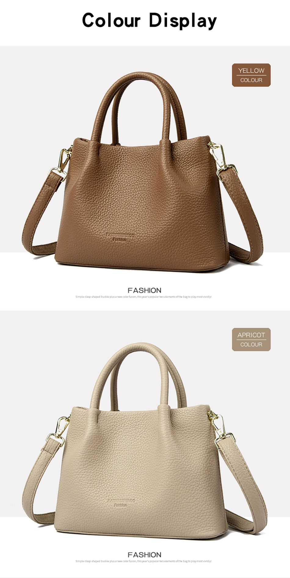 Women Soft Leather Top-Handle Bags Luxury Designer Handbag Solid Color Ladies Shoulder Crossbody Bag And Purse Commuting Sac