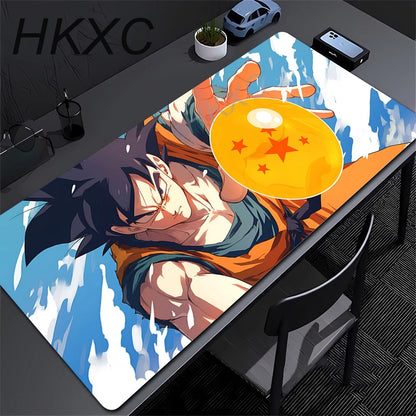 XXL Mouse Pad Anime Dragon Ball Z Kawaii DBZ Desk Mat Girl Gabinete Gamer Computer Desk Mat Keyboard Gaming Accessories Mousepad
