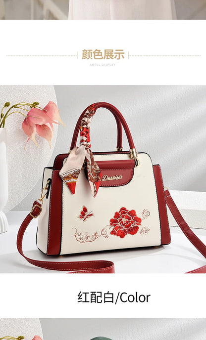 Fashion Luxury Handbags Women's Shoulder Bags Temperament Mom Elegant Retro Crossbody Bags High Capacity Tote Bag Wedding Bags