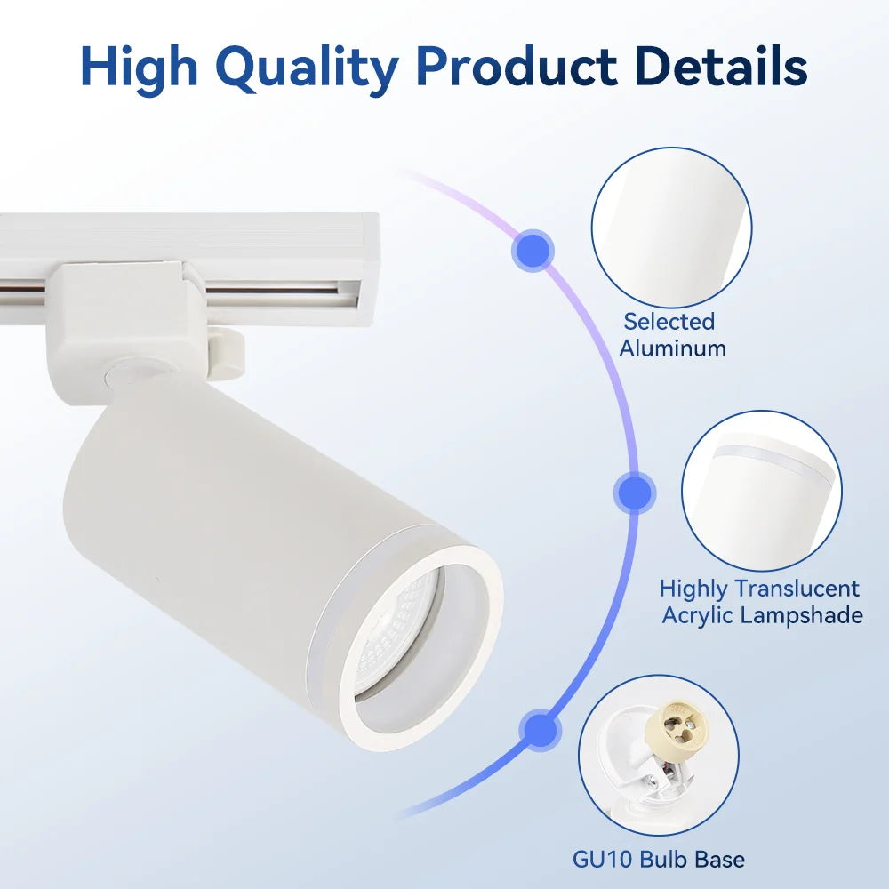 Track Light Modern Led Ceiling Lamp 110V 220V Spots To Ceiling Lighting Gu10 Led Lights Spotlights led ceiling Kitchen Lighting
