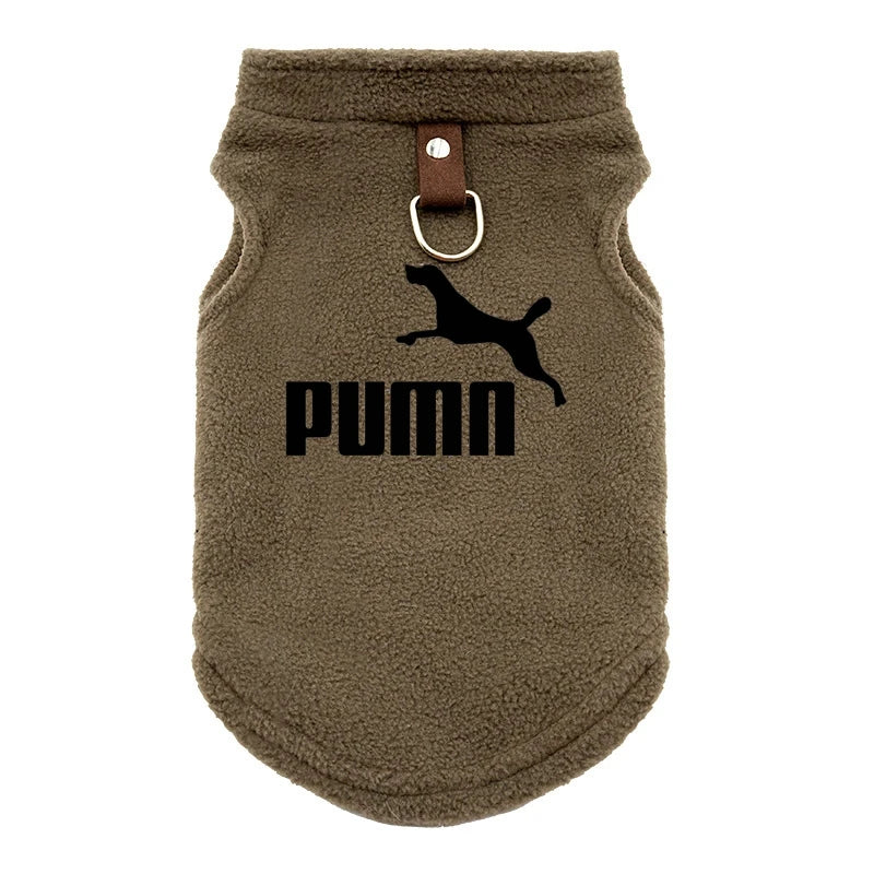 Dog Clothes harness vest Small Soft Fleece Coats Autumn Winter Warm Dogs Pets Clothing Brand Pullover