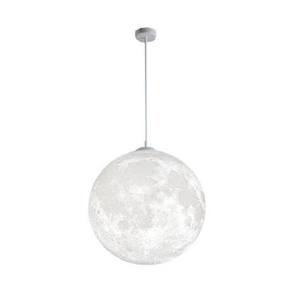 Full Moon Chandelier Pendant Light LED Lamp for Living Dining Room Bedroom Bar Table Lights Hanging Lighting Fixture