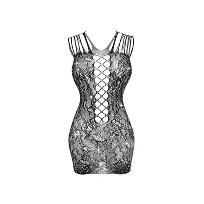 1PC Sexy Women Fishnet Cover Up Without Bikini Hollow Out Bodycon Dress  See Through Beachwear Summer Women's Swimwear T668
