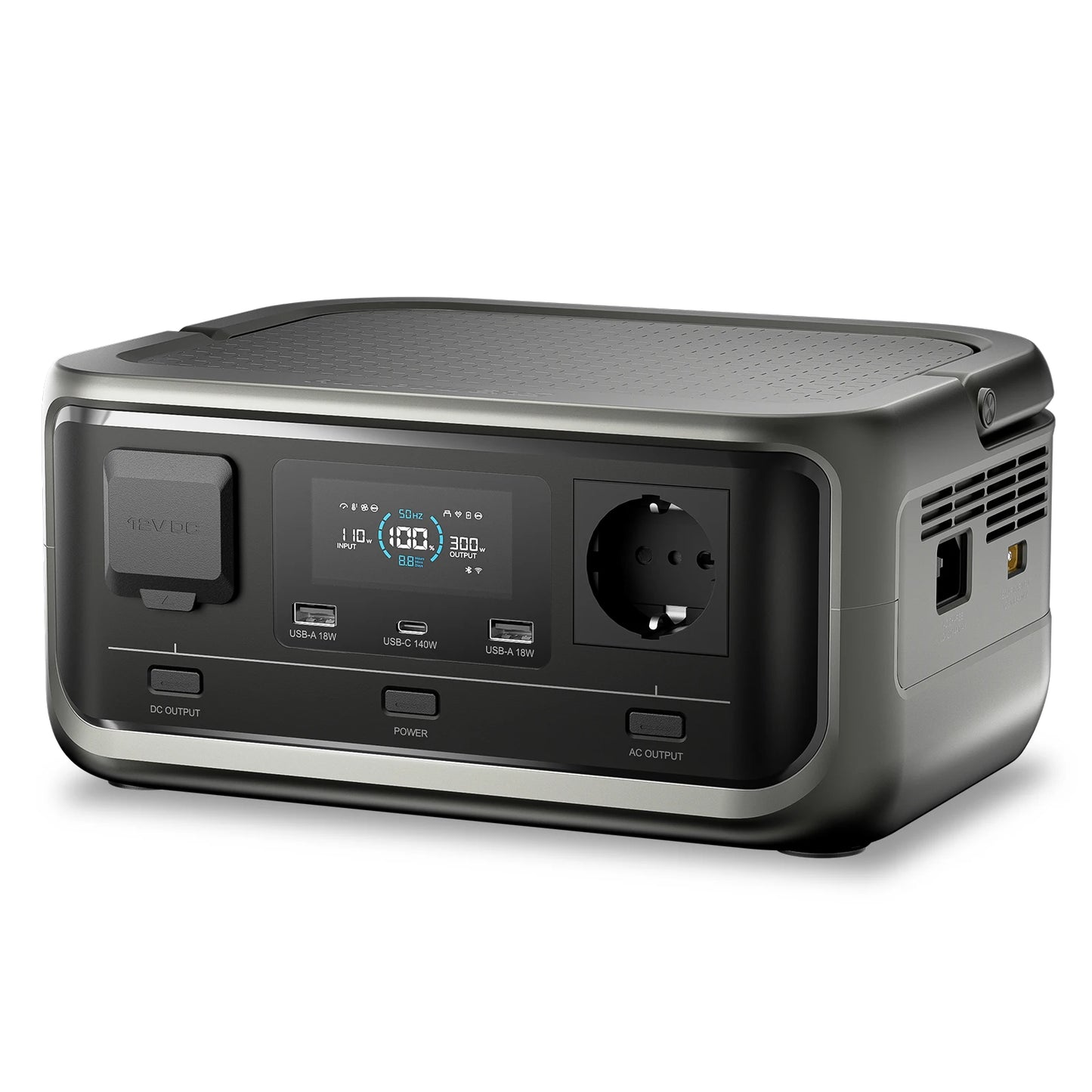 ALLPOWERS VOLIX P300 Portable Power Station 256Wh LiFePO4 Battery 300W (Peak 600W) AC Output for Outdoor Camping Travel Home Use
