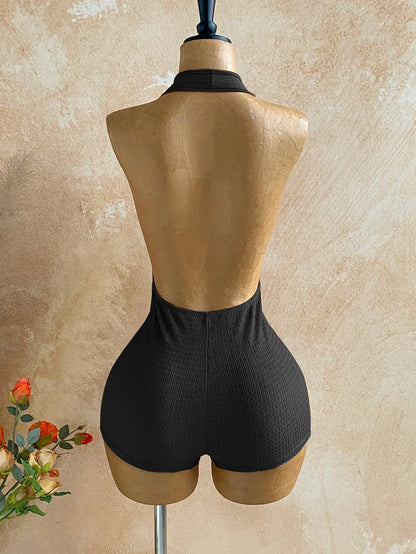 Sexy Halter Jumpsuits 2026 Summer Fashion Clothes Women One Piece Elegant Luxury Bodycon Club Party V Neck Jumpsuits
