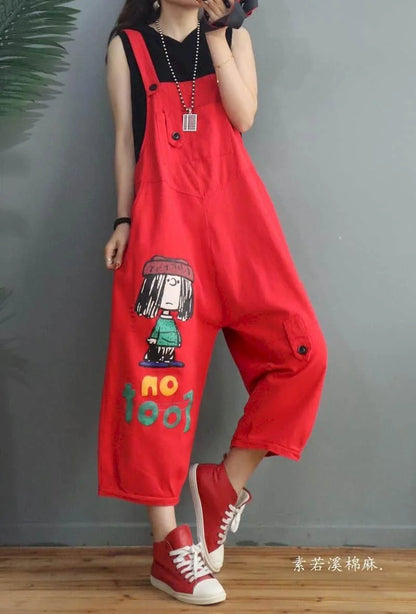 Denim Jumpsuits Women Straight Pants One Piece Outfit Women Rompes Loose Korean Style Casual Vintage Playsuits Women Clothing