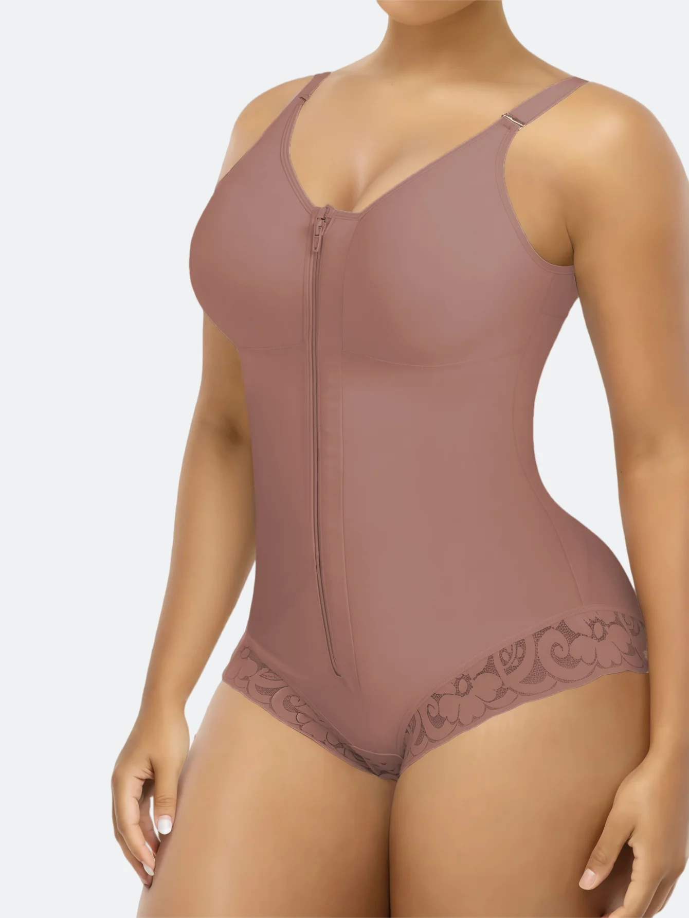 1pc Shapewear Double Compression Tummy Control Body Shaper Postpartum Butt Lifter Compression Garment