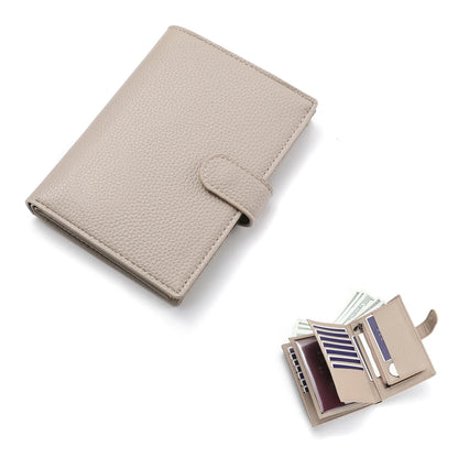 Stylish Travel Passport Bag Multi-Card Card Holder Portable Multi-Function Men's Wallet