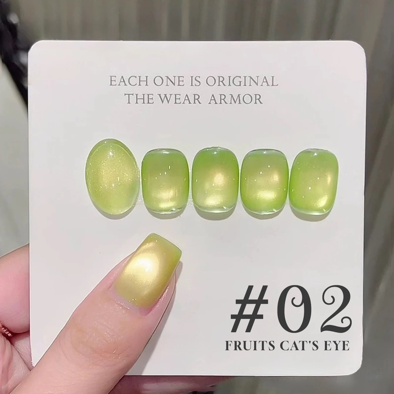MIANEL 12ML Hit Product Gold Amber Cat Eye Gel Nail Polish 2026 New Blue Glass Beads Cat Eye Gel Nail Green Nails 1-21pcs