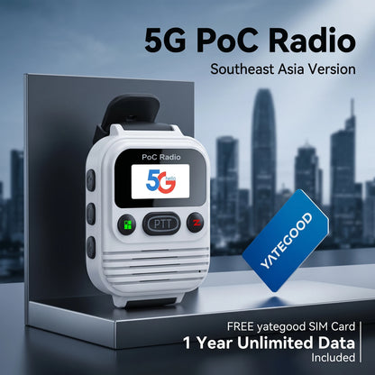 POC G02 Radio 5G Type-C Walkie Talkie Mini Portable  Radio Global 3G 4G Watch – PTT