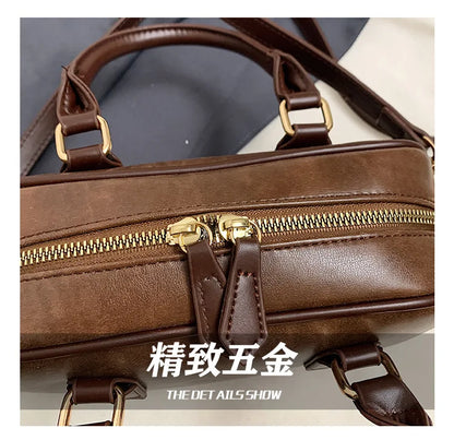 Women 2026 New Fashionable Classic Style Square Shoulder Crossbody Bags Solid Zipper Popularity Sense Luxury Handbags
