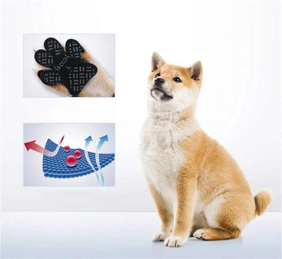 Dog Anti-Slip Pads Waterproof Paw Protectors Self Adhesive Shoes Booties Socks Replacemen Foot Patch To Keeps Dogs from Slipping