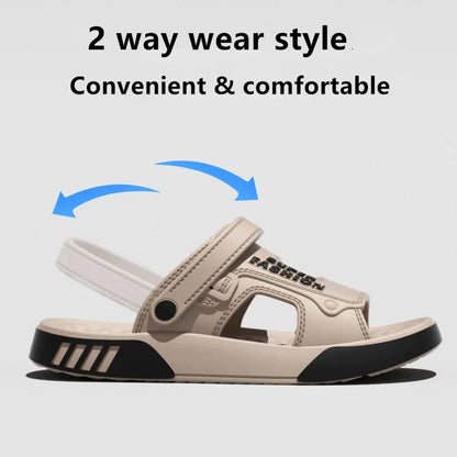 Men's Summer EVA Slippers Soft Thick Sole Sandals Indoor Outdoor Walking Beach Shoes Home House Slippers for Men