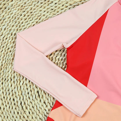 MUOLUX Rash Guard 2024 Long Sleeve One Piece Women Swimsuits Swimwear Female Monokini Uv Sun Protectio Zipper Sport Bathing Suit