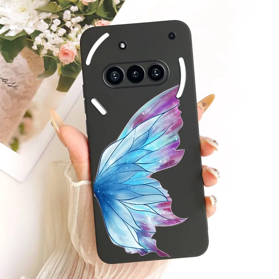 Casing For Nothing Phone (3a) A059 Cover For Nothing Phone 3a Case Silicone Cute Cat Fashion Butterfly Funny Painted