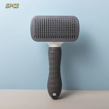 Pet Dog Brush Cat Comb Self Cleaning Pet Hair Remover Brush For Dogs Cats Grooming Tools Pets Dematting Comb Dogs Accessories