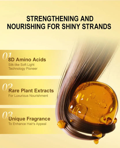 PURC Argan Oil + Coconut Oil Hair Mask Nourishing Smoothing Repair Damaged Hair Shine Soft Hair Treatment Hair Care