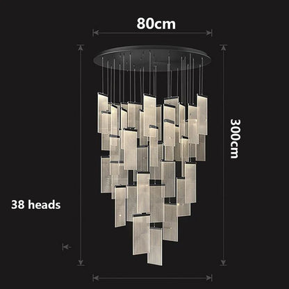 Modern home decor led lights pendant light lamps forstaircase Chandeliers for living room hanging light indoor lighting
