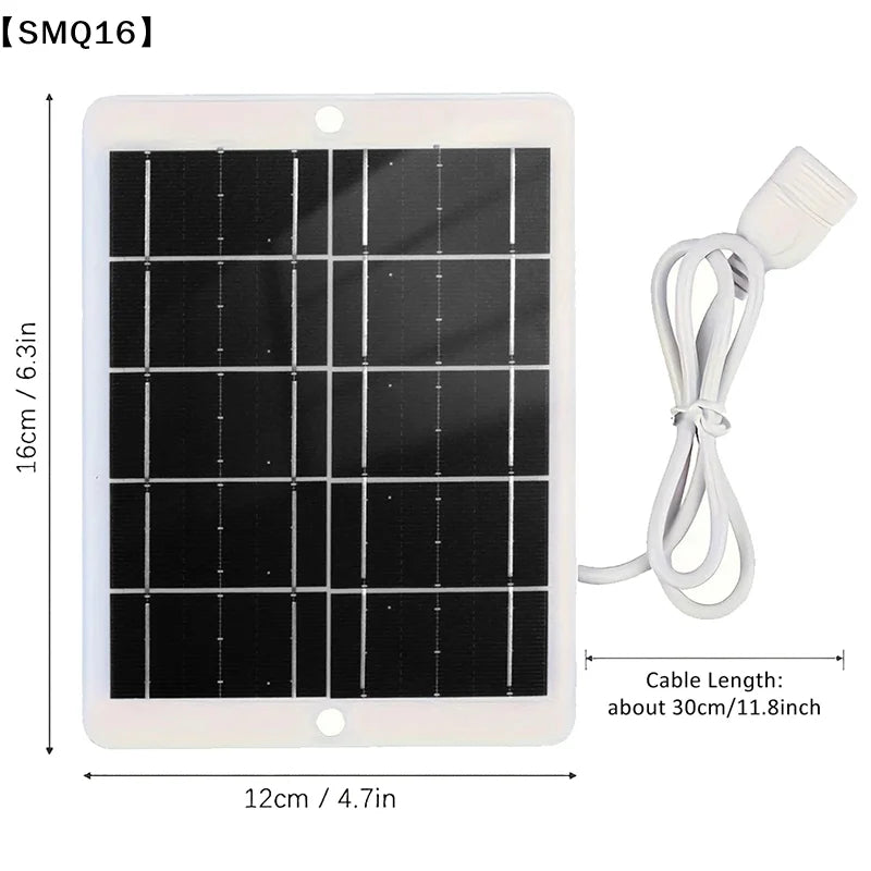 Solar Panel Portable For Fast Phone Charging,Outdoor Mini Solar Charger Outdoor Portable Solar Cell Plate【SMQ】