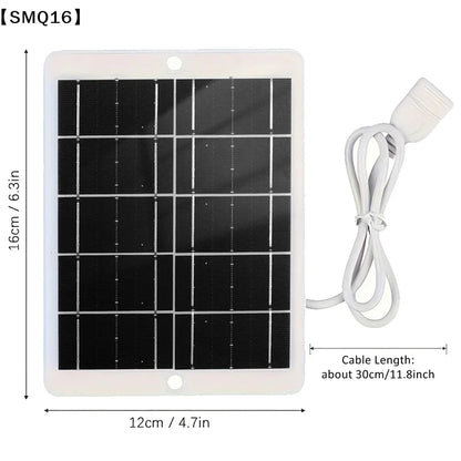Solar Panel Portable For Fast Phone Charging,Outdoor Mini Solar Charger Outdoor Portable Solar Cell Plate【SMQ】