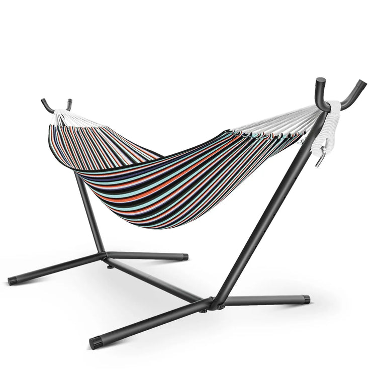 Hammock with Stand for Outside | 600 lbs, Carring Package, for 2-Person Outside Patio