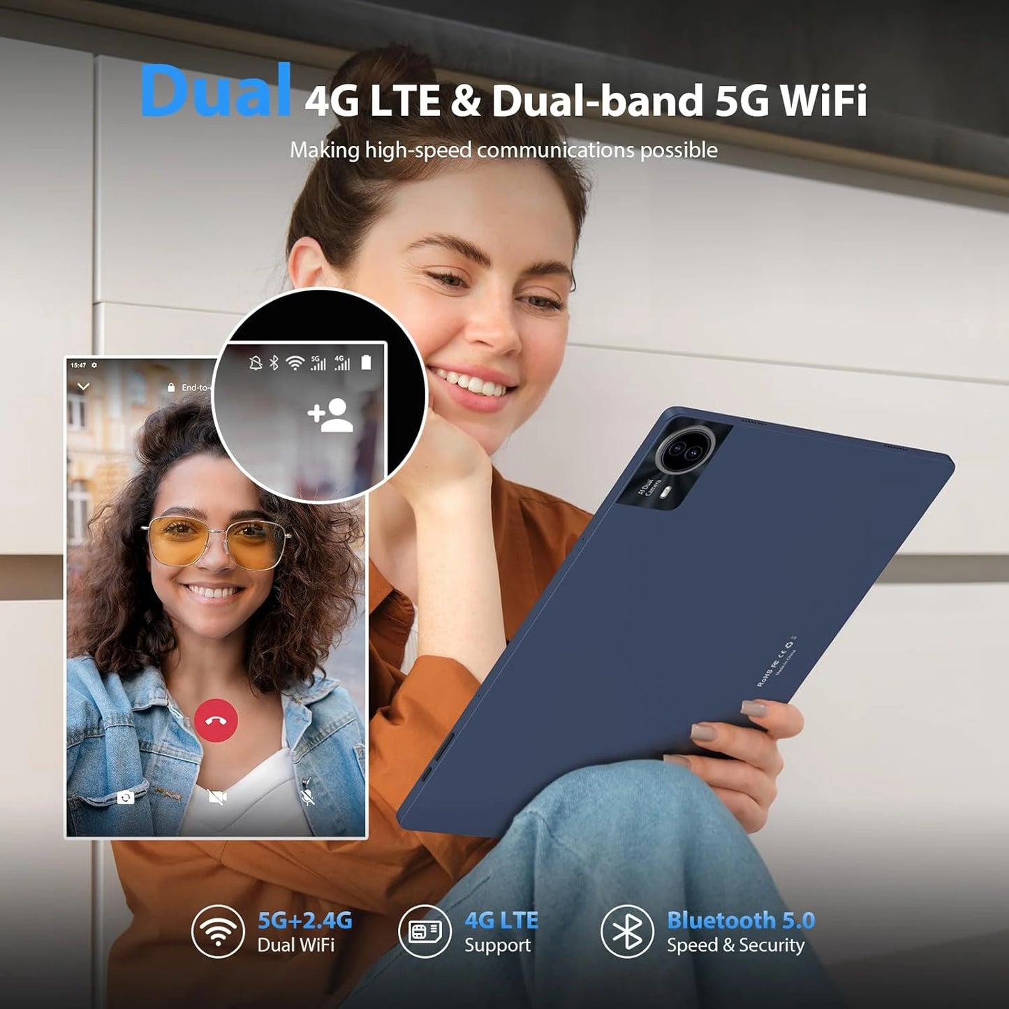 2026 Global Version Android 15 Tablet 14 inch Tablet PC 20GB 512GB 13800mAh Phone Call BT5.0 5G WiFi GPS Google Play Laptop Pads