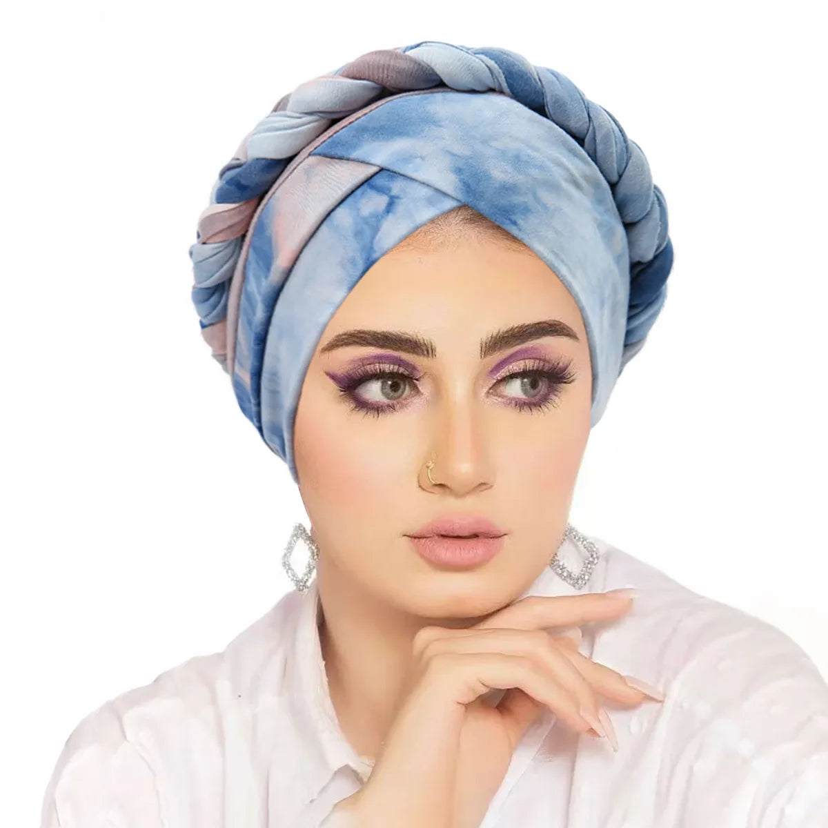 2026 New Head Scarf for Muslim Women Print Braid Turban Bonnet Hijab Caps Inner Hijabs Femme Musulman Arab Wrap Turbantes