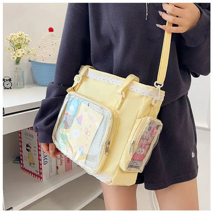 Ballet Girl Large Appetite Itabag Japanese Two-Dimension Single Shoulder Crossbody Bag Gift For Friends Women'S Handbag