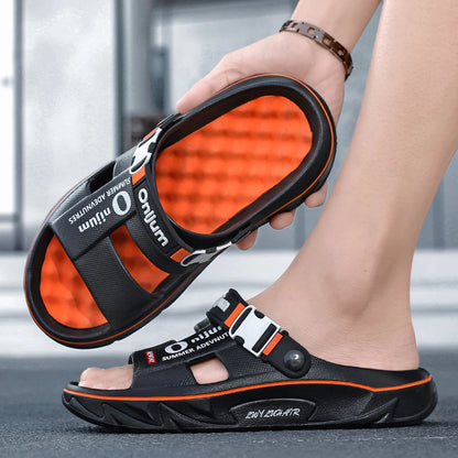 Unisex Slippers Summer Men Sandals Fashion Women Garden Shoes Orginal Beach EVA Slides Soft Thick Shoes Outdoor Non Slip Home