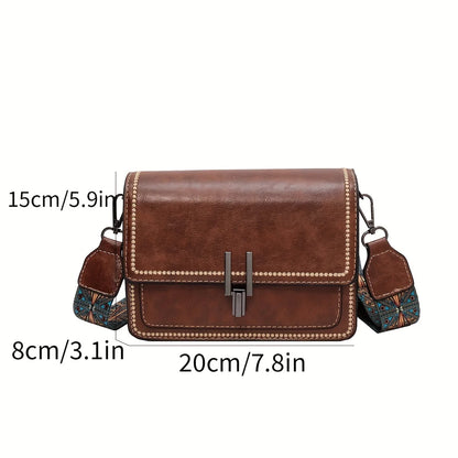 Mini Cross-Body Bags for Women, Adjustable Strap, Small Square Design Purse, Fashion Shoulder Bag, New Designer Mini Leather Bag