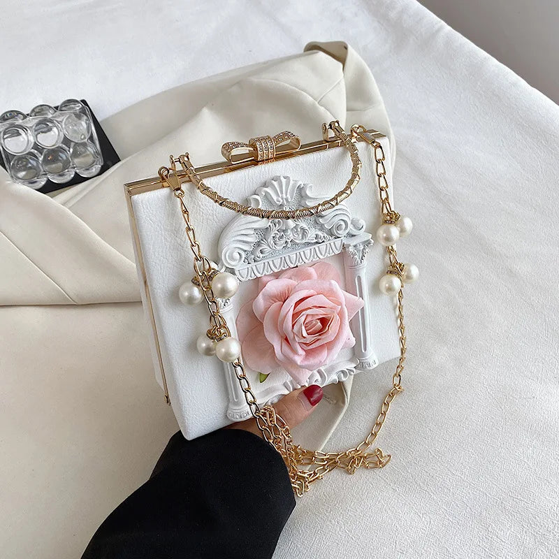 Luxury Angel Female Handbags Fashion Pearl Women Bag Cross Body Brand Leather Women Shoulder Bag Ladies Hand Bags