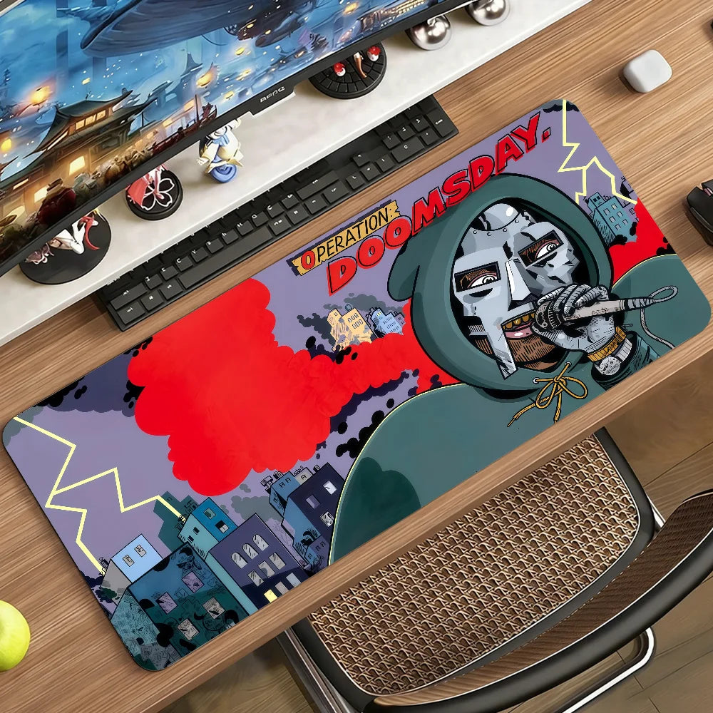 Rapper M-MF D-DOOM   Mouse Pad Non-slip Rubber Computer Mat Gamer Balance Decoracion Deskmat Laptop Office Large