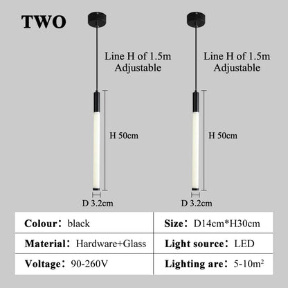 Modern Lighting Long Staircase Pendant Light Ceiling Chandelier hanging lights Stair Chandelier