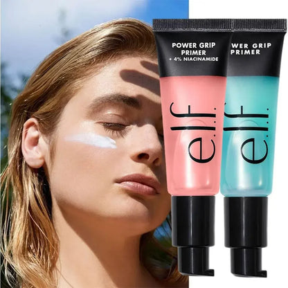 Elf Makeup Power Grip Dewy Setting Spray Brightening Primer Concealer Foundation Liquid Hydration Makeup Base Beauty Cosmetics