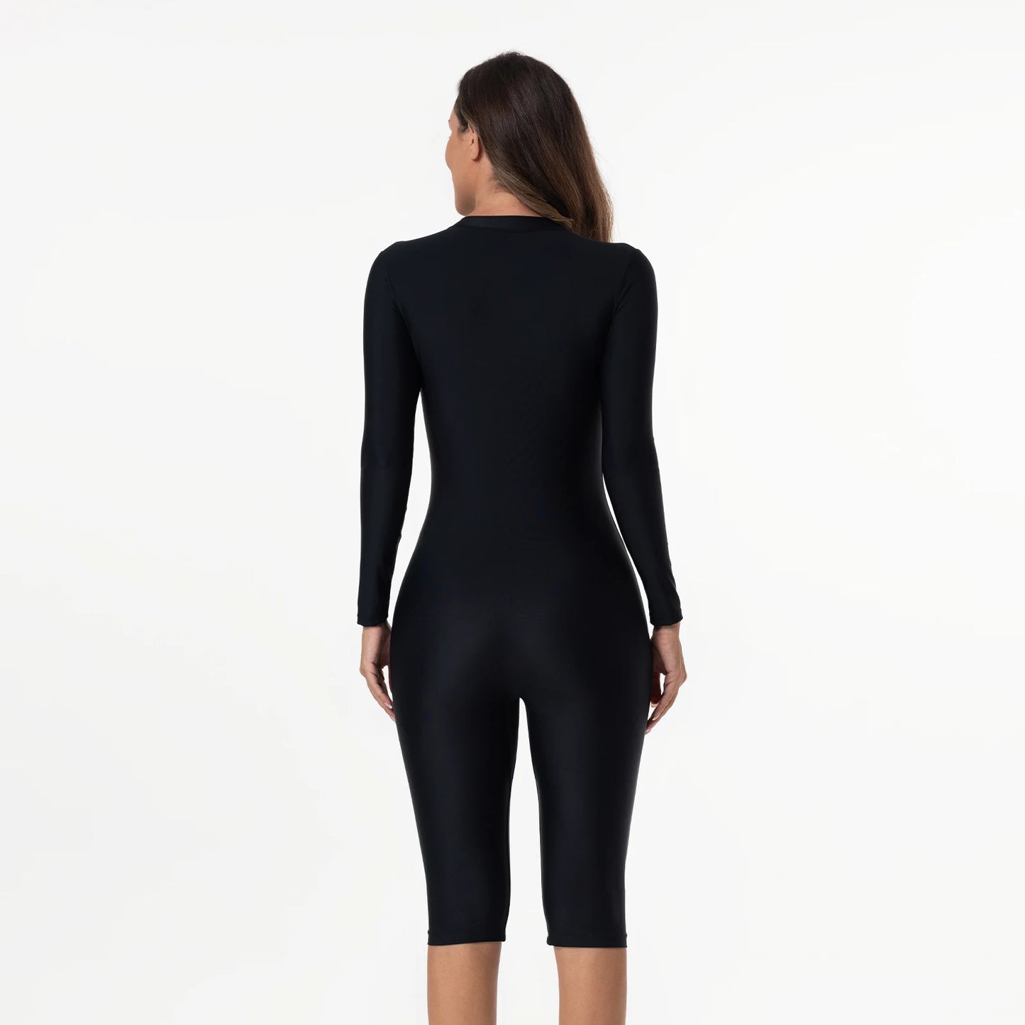 Women's Swimsuit With Sleeve One Piece Bathing Suit Female Beachwear Sport Style Swimming Costume Woman Swimwear Surfing Suit