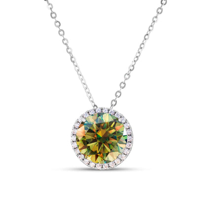 5CT D Color Moissanite Classic Pendant Necklace Fairy Necklace Real 925sterling Silver Women Fine Jewelry For Valentine's Party