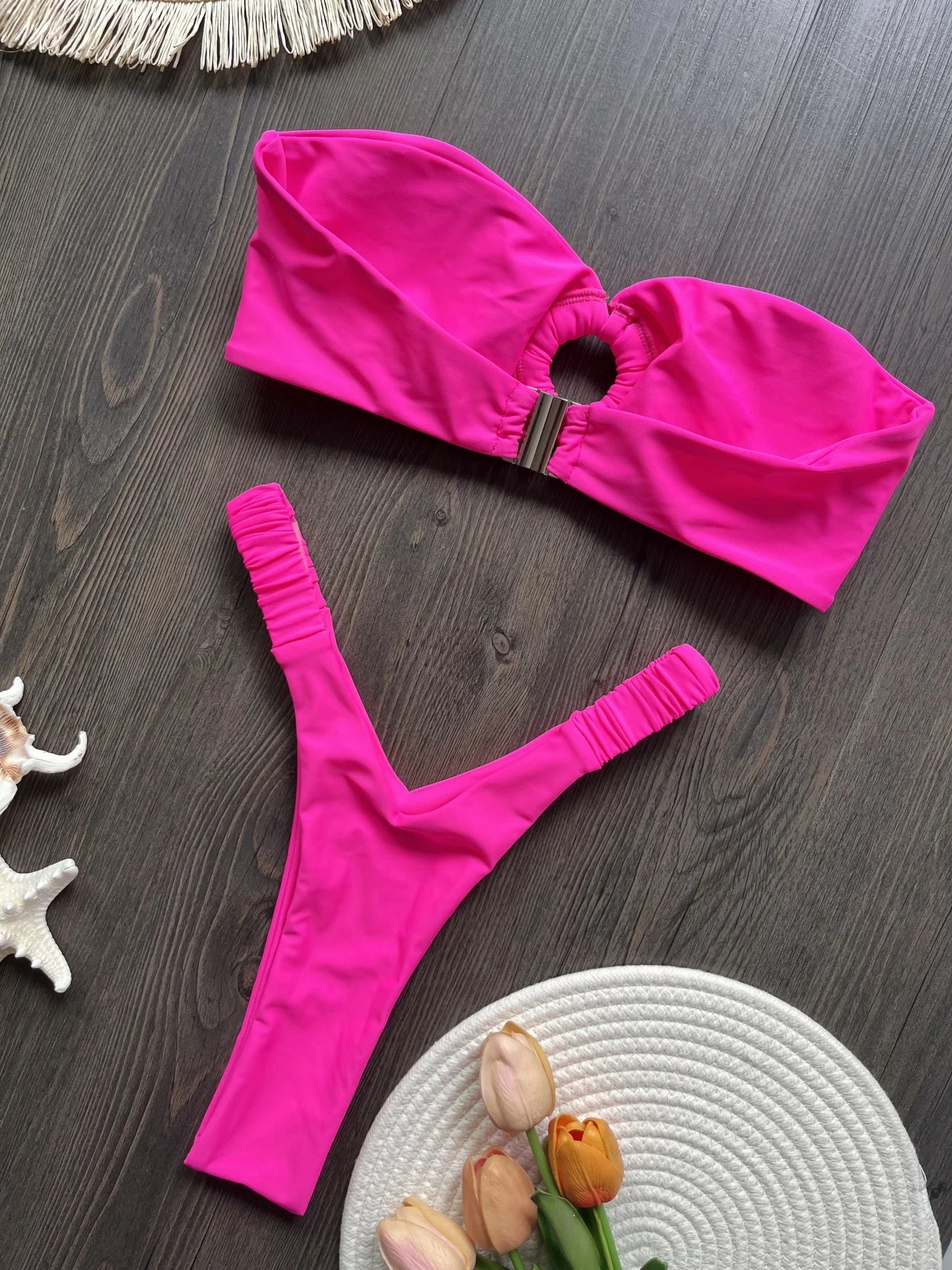 2026 Sexy Micro Bikini Tube top Women Swimsuits Female Swimwear Brazilian Bikini Set Thong Biquini Swimming Suits Beachwear
