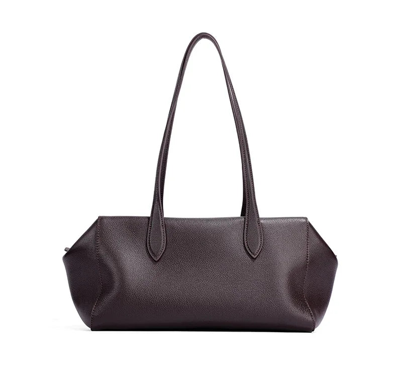 New Women's Natural Suede Leather long handle Shoulder Bag Luxury Designe Genuine Suede Leather Handbags Shopping Underarm Bag