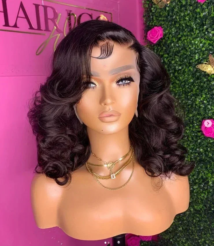 2026 HOT SALE Body Wave Lace Front Wig PrePlucked Brazilian Human Hair Lace Frontal Wigs For Women Lace Closure Wig