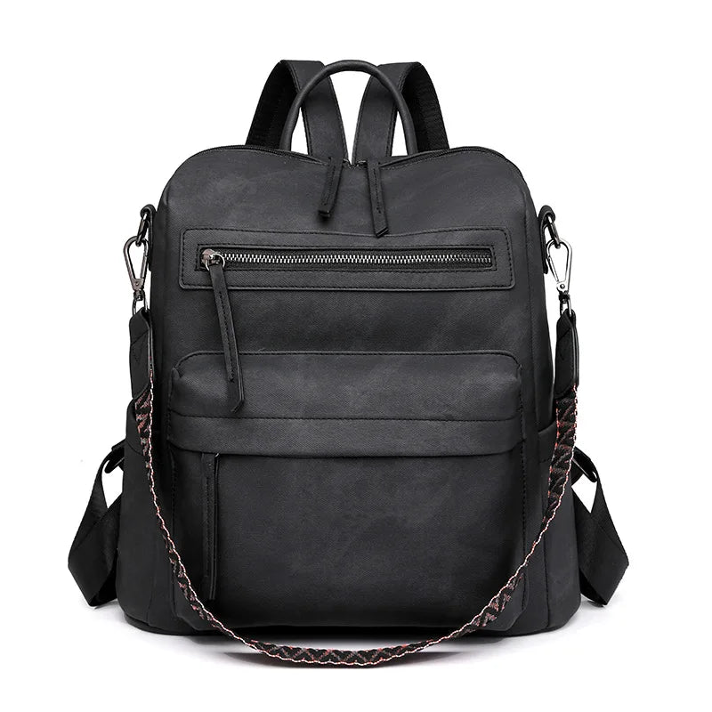 Trendy Women's Backpack Soft Leather Versatile Shoulder Crossbody Bag Large Capacity Travel Backpack Designer Luxury Storage Bag