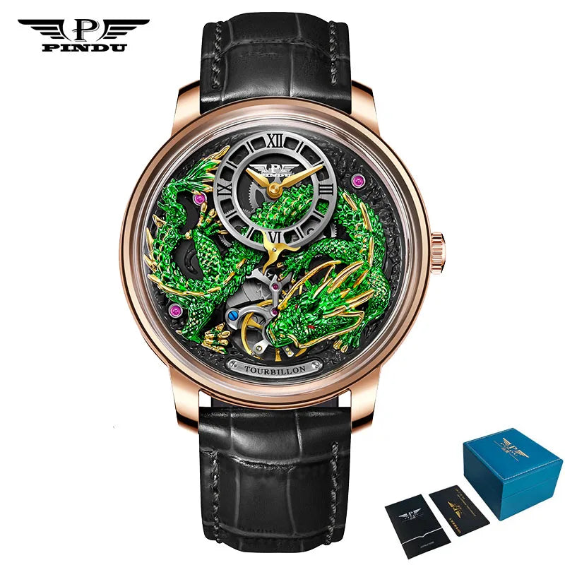PINDU Develops And Designs New M2797B Automatic Mechanical Watch Men Watches 45.5MM Luxury High-end Quality Wristwatch Men Gift